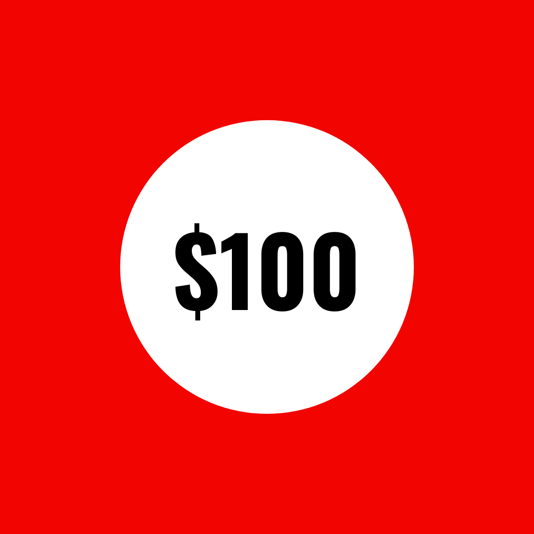 $100 in support of the OMOP Fund Greatest Needs